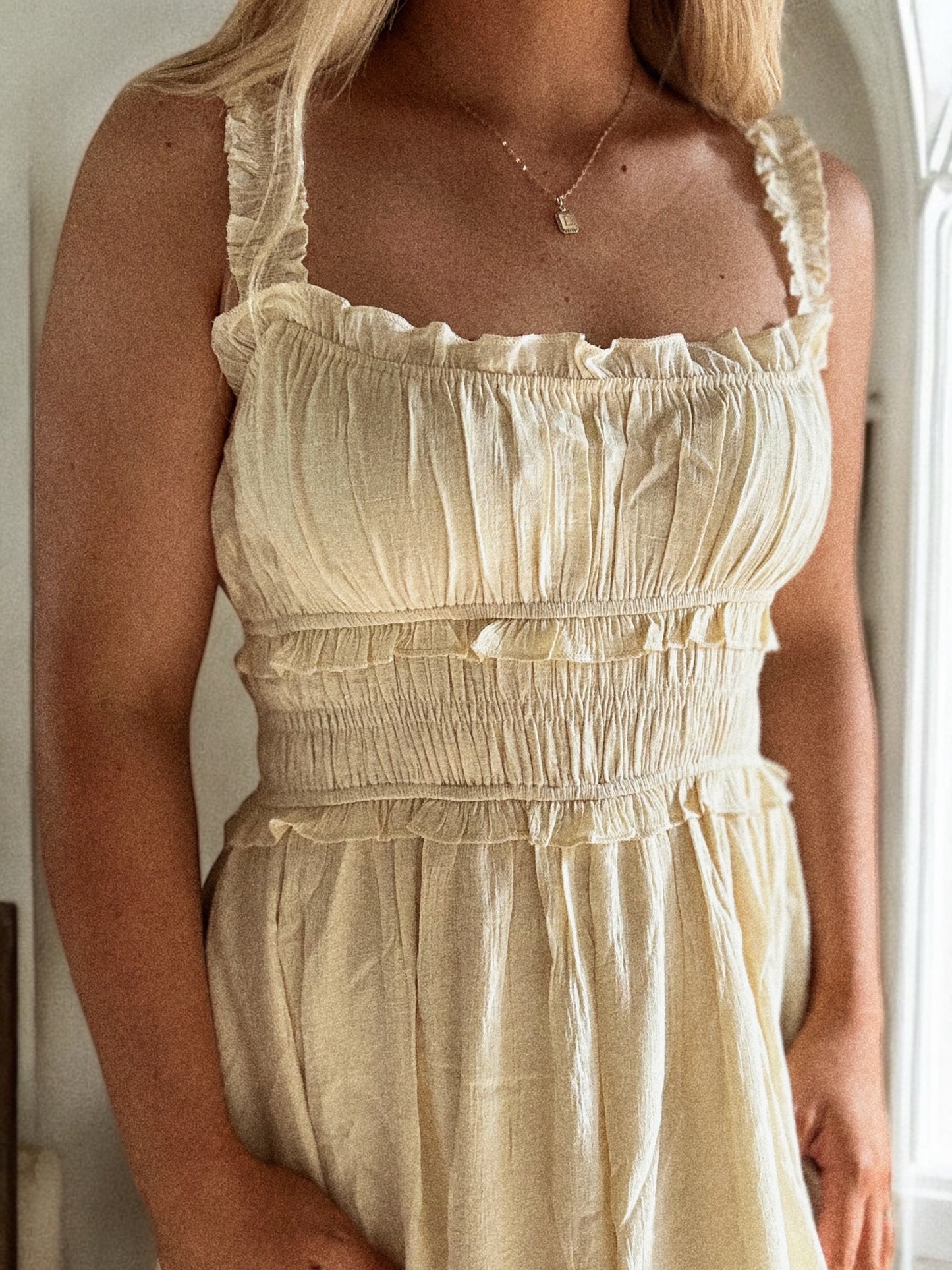 Honey Bunny Ruffle Maxi Dress