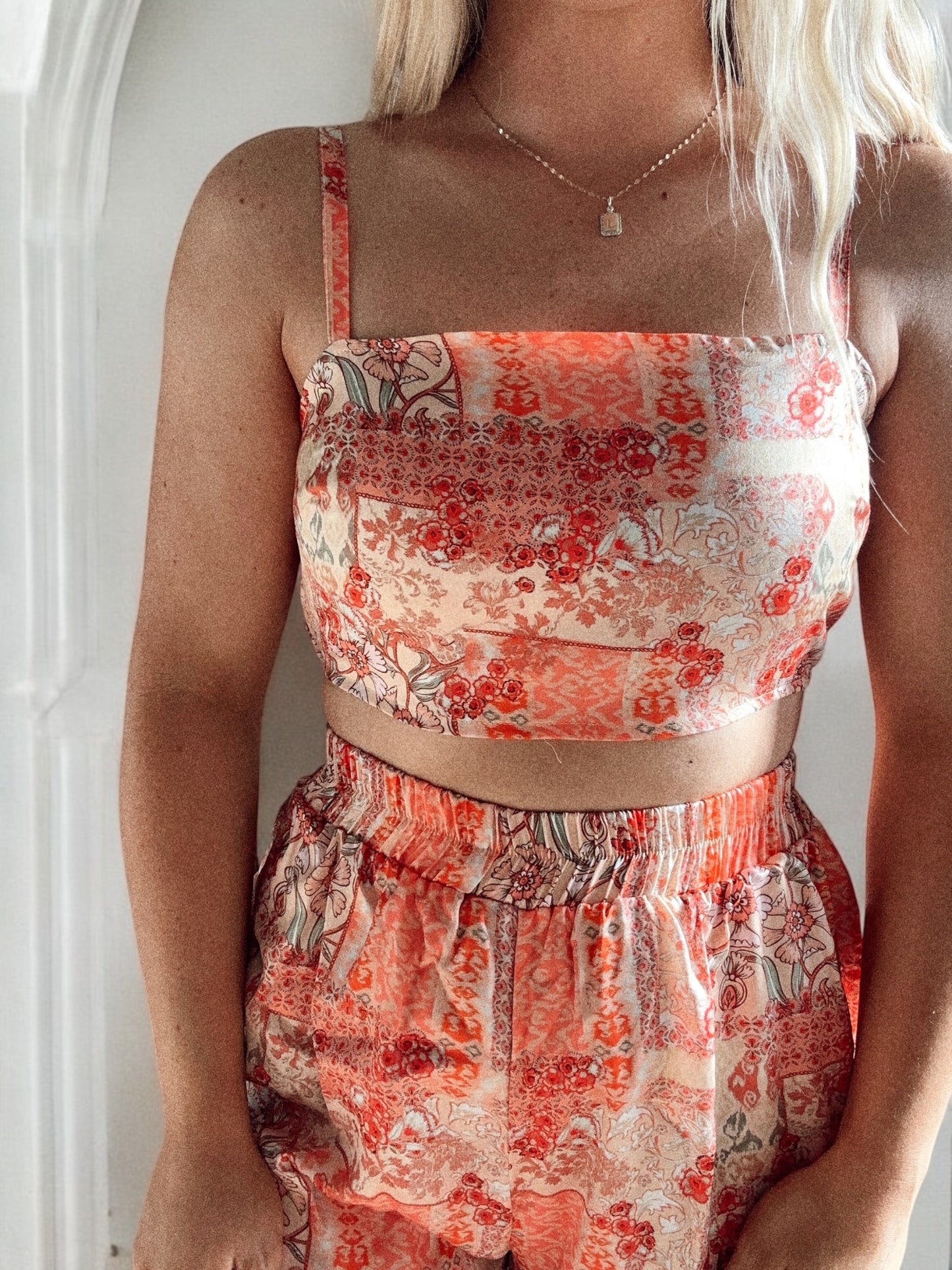 Sunshine and Mimosas Satin Top