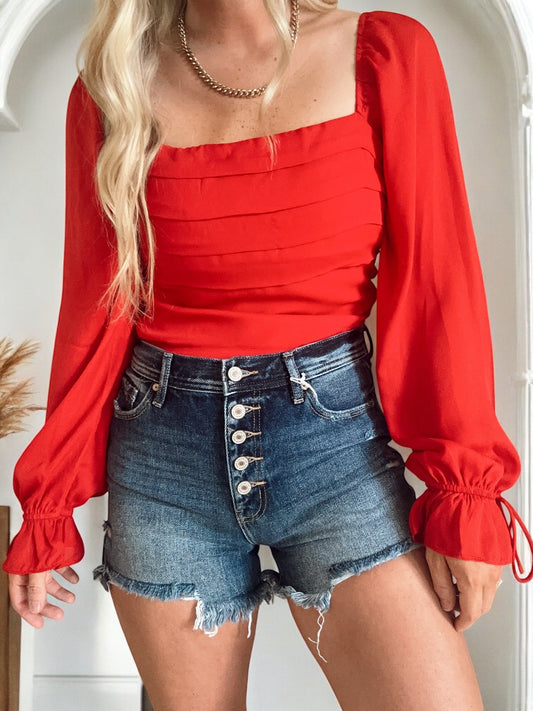 Lorna ultra high rise mom shorts (Kancan)