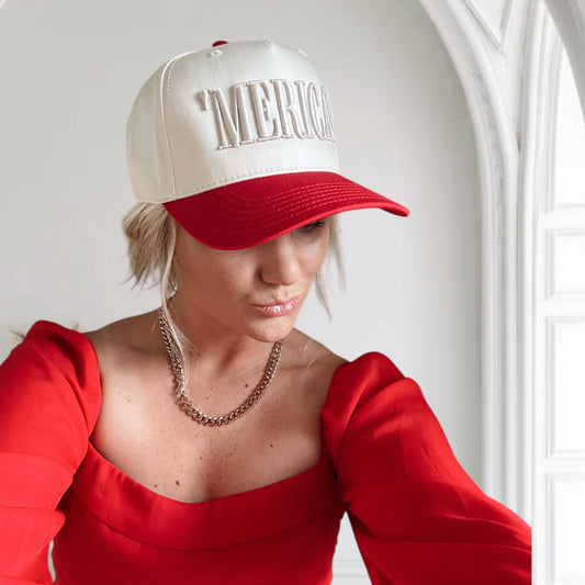 ‘Merica Embroidered Hat