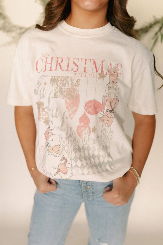 The Christmas Club vintage graphic tee